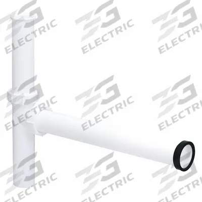 APPROVED VENDOR T-Connection: 16 in Overall Lg, Plastic, White - Discharge Tubes for Garbage Disposals