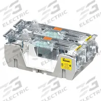BUSSMANN Fuse Block: Open Block Design, 2 Pole, 250 V AC, Box Lug, Non-Indicating (MPN HM25200-2CR). Key specifications — attr233046: BUSSMANN.