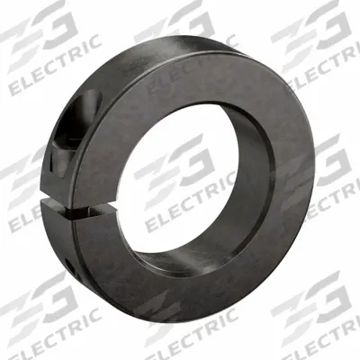 RULAND MANUFACTURING Shaft Collar: 1-Piece, Metric, Round, Clamp-On, 48 mm Bore Dia - Steel Shaft Collars
