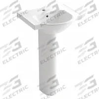 KOHLER Bathroom Sink: Vitreous China, White, Rectangular, 35 1/2 in Overall Ht, 21 in Overall Lg (MPN K-5265-1-0). Key specifications — Brand: KOHLER; Color: White; Sink Material: Vitreous China.