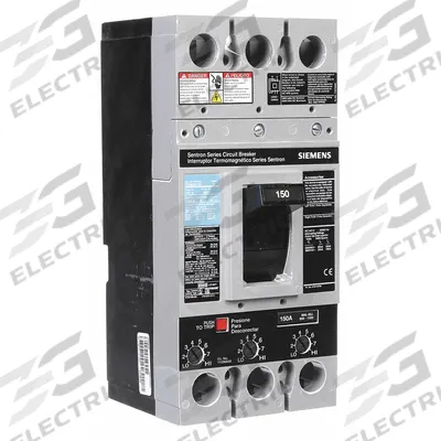 Siemens Molded Case Circuit Breaker: 150 A Amps, 22kA at 600V AC, Fixed, Lug, ABC - FD-Frame Siemens Molded Case Circuit Breakers