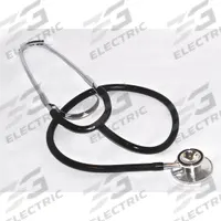 MEDSOURCE Stethoscope: Stethoscope, Adult/Pediatric, Acoustic, Dual, Black, 22 in Overall Lg (MPN MS-70031). Key specifications — Color: Black; Patient Type: Pediatric; Brand: MEDSOURCE; Stethoscope Design: Acoustic; Includes: Ear Tips.