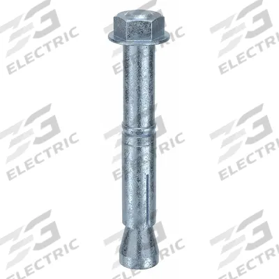 MKT FASTENING Wedge Anchor Stud: 96 mm Overall Lg, 15 mm Dia, M10 Thread Size, Steel - Steel Wedge Anchors