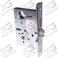 CORBIN Deadbolt Lock: Interchangeable Core, 1 3/4 in Door Thick - Max, Chrome (MPN ML2057 LL 626). Key specifications — ADA Compliant: No; Brand: CORBIN; Cylinder Core Type: Interchangeable Core Cylinder; Finish: Satin Chromium-Plated; Latch Bolt/Dead Bolt: Latch Bolt; Hand Orientation: Non-Handed.