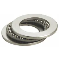 TRITAN Ball Thrust Bearing: EW1, 1 in Bore Dia, 1 5/8 in Outside Dia, 0.375 in Overall Wd, Flat. Key specifications — Thrust Bearing Type: Separable Ball Thrust Bearing; Ball Material Grade: AISI 52100; System of Measurement: Inch; Bearing Industry Number: EW1; Maximum Speed: 4,800 RPM Grease; Brand: TRITAN; Bearing Series: EW Series.