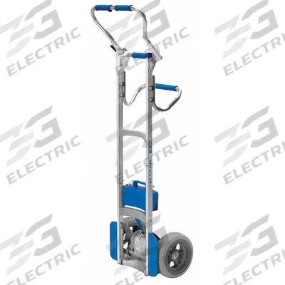 WESCO General Purpose Hand Truck: 300 lb Cap, Flow-Back, Aluminum, 10 in, Flat-Free - Corrosion-Resistant Electric Stair-Climbing Hand Trucks Without Nose Plate