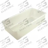 APPROVED VENDOR Tote Box: Rectangular, Polypropylene, 13.2 L, 19 in Overall Lg, 10 1/4 in Overall Wd (MPN 410545). Key specifications — Brand: APPROVED VENDOR; For Use With: Food.