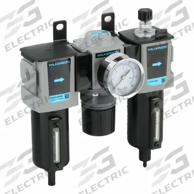 WILKERSON Filter/Regulator/Lubricator: 3/8 in NPT, 68 scfm, 250 psig Max Op Pressure - Wilkerson Filter, Regulator & Lubricators (FRLs)
