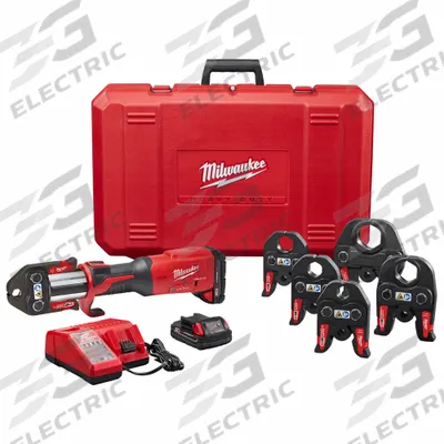 MILWAUKEE Cordless Press Tool Kit: M18 REDLITHIUM, Std, Inline - Milwaukee Press Fitting Tools