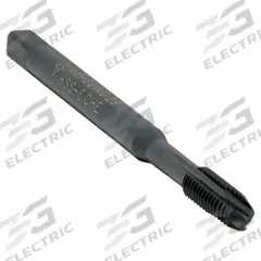 CLEVELAND Spiral Point Tap: #8-32 UNC, 2B, 3 Flute, Plug Chamfer, Black Oxide Cobalt (MPN C86208)