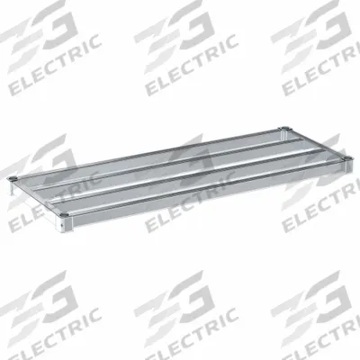 NEW AGE INDUSTRIAL Shelf: 48 in x 18 in, Ventilated Shelf, 1,100 lb Shelf Capacity, 13 ga - Shelves for Aluminum Open Metal Shelving