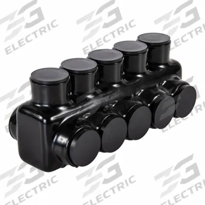 POLARIS Multitap Connector: 5 Port, Double-Sided Entry, 6 AWG – 350 kcmil Wire Size - Dry-Location Double-Sided Entry Multitap Connectors