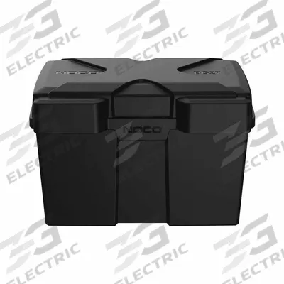NOCO Battery Box: 27, Group 27 Fits Battery Size Group, 13 3/16 in Inside Lg - Standard Battery Boxes