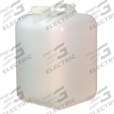 APPROVED VENDOR Carboy: 18.9 L, 5 gal, HDPE, 254 mm x 254 mm x 384.2 mm, Screw On Cap - Rectangular Carboys