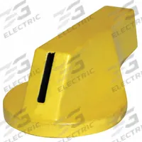 EATON Selector Switch Knob: 30 mm Compatible Switch Size, Extended Lever, Yellow (MPN 10250TLY). Key specifications — Compatible Product Type: Selector Switches; Compatible with Series: 10250T; Brand: EATON; Manufacturer Part Number: 10250TLY; Compatible Switch Size: 30 mm.
