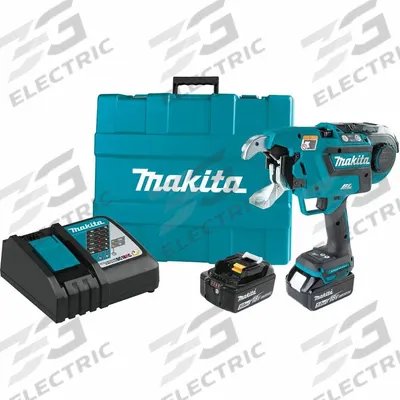 MAKITA Rebar Tying Tool Kit: 18V DC, No. 8 x No. 7, For 21 ga Wire, 0.8 sec/Tie - Makita Cordless Rebar Tying Tools