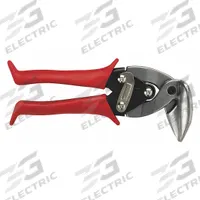 MIDWEST SNIPS Aviation Snip: Left, 8 3/4 in Overall Lg, 1 1/4 in Cutting Lg, Steel, Plastic, Steel (MPN MWT-6900L). Key specifications — attr308531: Plastic; attr308530: Steel; attr308532: Steel; attr308533: Yes; attr308535: Cold Rolled Steel; attr308541: 24 ga (Cold Rolled Steel); attr308546: Left; attr324897: MIDWEST SNIPS.