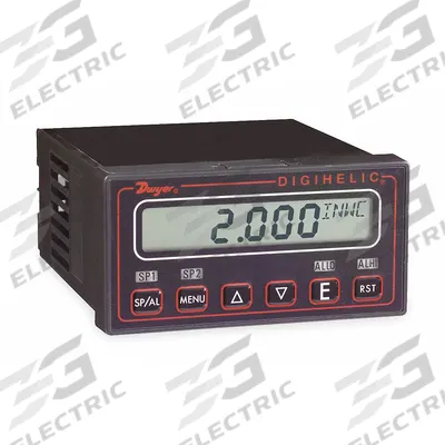 Dwyer Digital Panel Meter: 9,999 Display Span - Max, 100 V AC – 240 V AC, 132 V DC – 240 V DC - Differential Pressure Controllers
