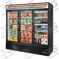 TRUE REFRIGERATION Freezer Merchandiser: 78 5/8 in x 78 1/8 in x 31 1/2 in, Black, Swing, 12 Shelves (MPN GDM-72F-HC-TSL01-Black). Key specifications — attr1277723: TRUE REFRIGERATION; attr1277683: R-290; attr1277688: Swing; attr1277691: Yes; attr1277694: Black; attr1280729: GDM.