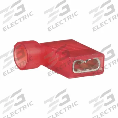 PANDUIT Wire Disconnect: Red, Nylon, Full Coverage - Fully Insulated Flag Disconnects