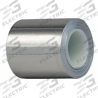 TAPECASE Foil Tape: 12 in Wd, 3 yd Lg, 4 mil Thick, Acrylic, Indoor/Outdoor, -30°F Min Temp - Corrosion-Resistant Foil Tape