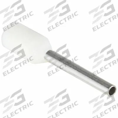 APPROVED VENDOR Wire Ferrule: 20 AWG Max Wire Size, Holds 1 Wire, White, Nylon - Insulated Ferrules