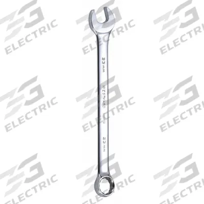 WESTWARD Combination Wrench: Alloy Steel, Chrome, 23 mm Head Size, 11 7/8 in Overall Lg - Metric 12-Point Combination Wrenches