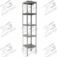 DURHAM MFG Metal Shelving: Standalone, Extra-Heavy-Duty, 48 in x 18 in, 96 in Overall Ht, 5 Shelves (MPN HDS-184896-95). Key specifications — Frame Material: Steel; Shelving Material: Steel; Assembled: Unassembled; Color: Gray; Brand: DURHAM MFG.
