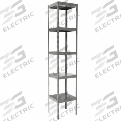 DURHAM MFG Metal Shelving: Standalone, Extra-Heavy-Duty, 48 in x 18 in, 96 in Overall Ht - Extra-Heavy-Duty Bolted Standalone Open Metal Shelving
