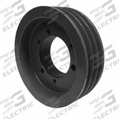 APPROVED VENDOR V-Belt Sheave: 33V315SH, 3 Groove, 3.15 in OD, Bushed Bore - Bushed-Bore Cast-Iron V-Belt Pulleys