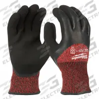 MILWAUKEE Work Gloves: 2XL ( 11 ), Palm, Double Dipped, Latex, Palm, Latex, Nylon ( 15 ga ), 12 PK (MPN 48-22-8924B). Key specifications — Silicone-Free: No; Includes Reinforced Thumb Crotch: No; ANSI/ISEA Cut Level: A3; Touchscreen Compatible: No; Brand: MILWAUKEE.