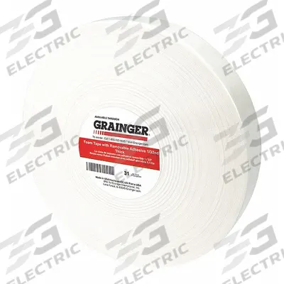 APPROVED VENDOR Foam Tape: Pre-Cut, Square, 1 in Pre-Cut Wd, 1 in Pre-Cut Lg, Conformable - Sealing Foam Tape Shapes