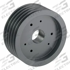 APPROVED VENDOR V-Belt Pulley: C120, 5 Groove, 12.4 in OD, Bushed Bore, E, For C/CX Belt Section (MPN 5C120E). Key specifications — attr1318293: C120; attr1318301: 12 in (C); attr1318291: C or CX.