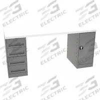 TENNSCO Workbench: Fixed Ht, Laminate, 72 in x 30 in, 750 lb Overall Load Capacity, Gray (MPN MWB-2-3072P). Key specifications — Brand: TENNSCO.