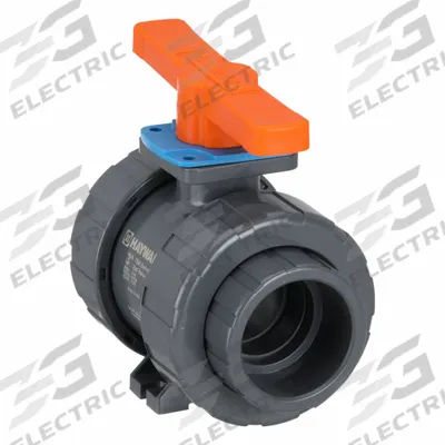 HAYWARD FLOW CONTROL Manual Two-Way Ball Valve: 3 in, PVC, Straight - PVC Ball Valves