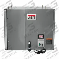 JET Metalworking Air Filtration System: 230V, 3,000 cfm (MPN IAFS-3000). Key specifications — attr979415: JET; attr979420: MERV 12; attr979435: 75 dBA; attr979421: MERV 8.