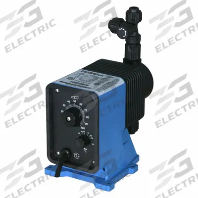 PULSATRON Chemical Metering Pump: Solenoid, 115V AC, 1/5 hp HP, PVDF Head, CSPE/PTFE Diaphragm - Compact Solenoid-Driven Diaphragm Metering Pumps