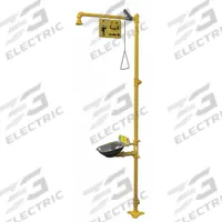 BRADLEY Shower with Eyewash: Floor Mnt, Uncovered, Stainless Steel Bowl, Galvanized Steel Pipe (MPN S19314SB). Key specifications — Brand: BRADLEY.