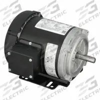 LEESON General Purpose Motor: C-Face/Rigid Base Mount, Totally Enclosed Fan Cooled, 1/3 hp, 575V AC (MPN 056T34F15666). Key specifications — Brand: LEESON; Nameplate Voltage @ 60 Hz: 575V AC; Full Load Current @ 60 Hz: 1.1 A; Nameplate RPM @ 60 Hz: 3,450 RPM; Motor Enclosure: TEFC.