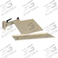 PRO-LINE Articulating Monitor Arm: 14 in Overall Wd, 14 in Overall Dp, Steel, Beige (MPN MA-1-F63H11). Key specifications — Material: Steel; Mount Type: Mounting Bracket.