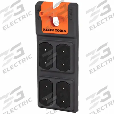 KLEIN TOOLS Magnetic Tool Module: 2 in W x 8 11/16 in H, Black/Gray/Orange - Aerial Bucket Storage Modules