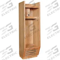 HALLOWELL Gear Locker: 30 in x 24 in x 84 in, Wood, Includes Footlocker, 1 Shelves, 1 Compartments (MPN RL302484-1SB). Key specifications — Locker Door Type: Solid; Includes Hanging Rod: Yes; Security Box Location: Top Compartment; Lock Type: Combination; Locker Color: Red Oak; Frame Assembled: Assembled; Locker Finish: Lacquer; Locker Material: Wood.