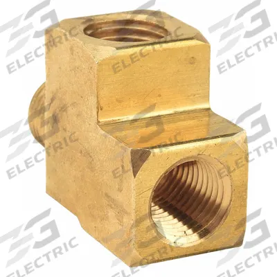 APPROVED VENDOR Metal Pipe Tee: Tee, 1/2 in x 1/2 in x 1/2 in, 1,000 psi, 2 1/8 in Lg - Threaded High-Pressure Pipe Fittings for Potable Water