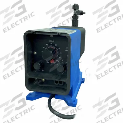 PULSATRON Chemical Metering Pump: Solenoid, 115V AC, 1/5 hp HP, PVDF Head, CSPE/PTFE Diaphragm - Compact Solenoid-Driven Diaphragm Metering Pumps