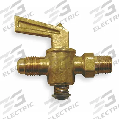 WEATHERHEAD Ground Plug Valve: For Fluids Media, 2-Way, 1/4 in Pipe Size, Brass, Flare x MNPT - Inline Brass Plug Valves