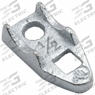 RACO Back Spacer: 1/2 in Trade Size, Iron - Surface Mount Clamps for Conduit & Pipe