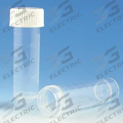 GLOBE SCIENTIFIC Test Tube: Test Tube, Polypropylene, 5 mL Capacity - mL - Plastic Test Tubes