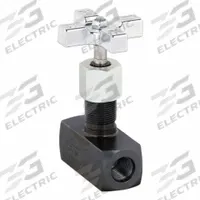 PARKER Metering Valve: 5 gpm Max Flow Rate, #6 SAE O-Ring Boss, #6 SAE O-Ring Boss, Steel, Needle (MPN MV620S). Key specifications — attr1018158: Manual; attr1018114: Rotary Knob; attr1018116: Steel; attr1018117: PARKER; attr1018137: Two-Way.