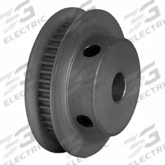 DAYTON Timing Pulley: Modified Curvilinear, Fixed, For GT Timing Belt Section, For 3 mm Belt Wd (MPN 44-2P03-6FA3). Key specifications — Brand: DAYTON; Finish: Clear Anodized; For Belt Series: Powerhouse®.
