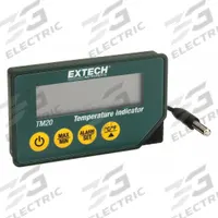 EXTECH Thermometers: -40°F to 158°F /-40°C to 70°C, ±1.8°F/±1°C (MPN TM20). Key specifications — Display Type: Digital; Brand: EXTECH.